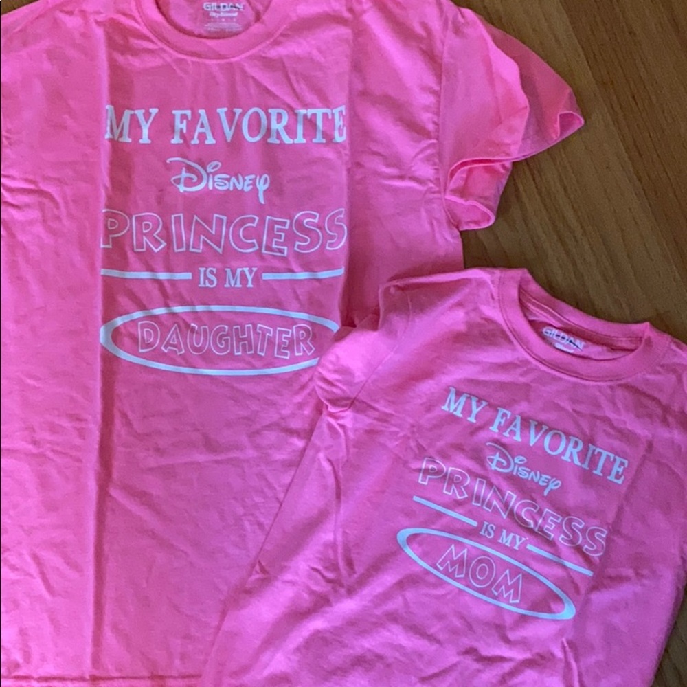 Matching mommy and me Disney tees